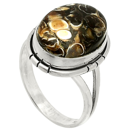 Natural Turtella Jasper - USA Ring size-7.5 R-1012 SDR234578
