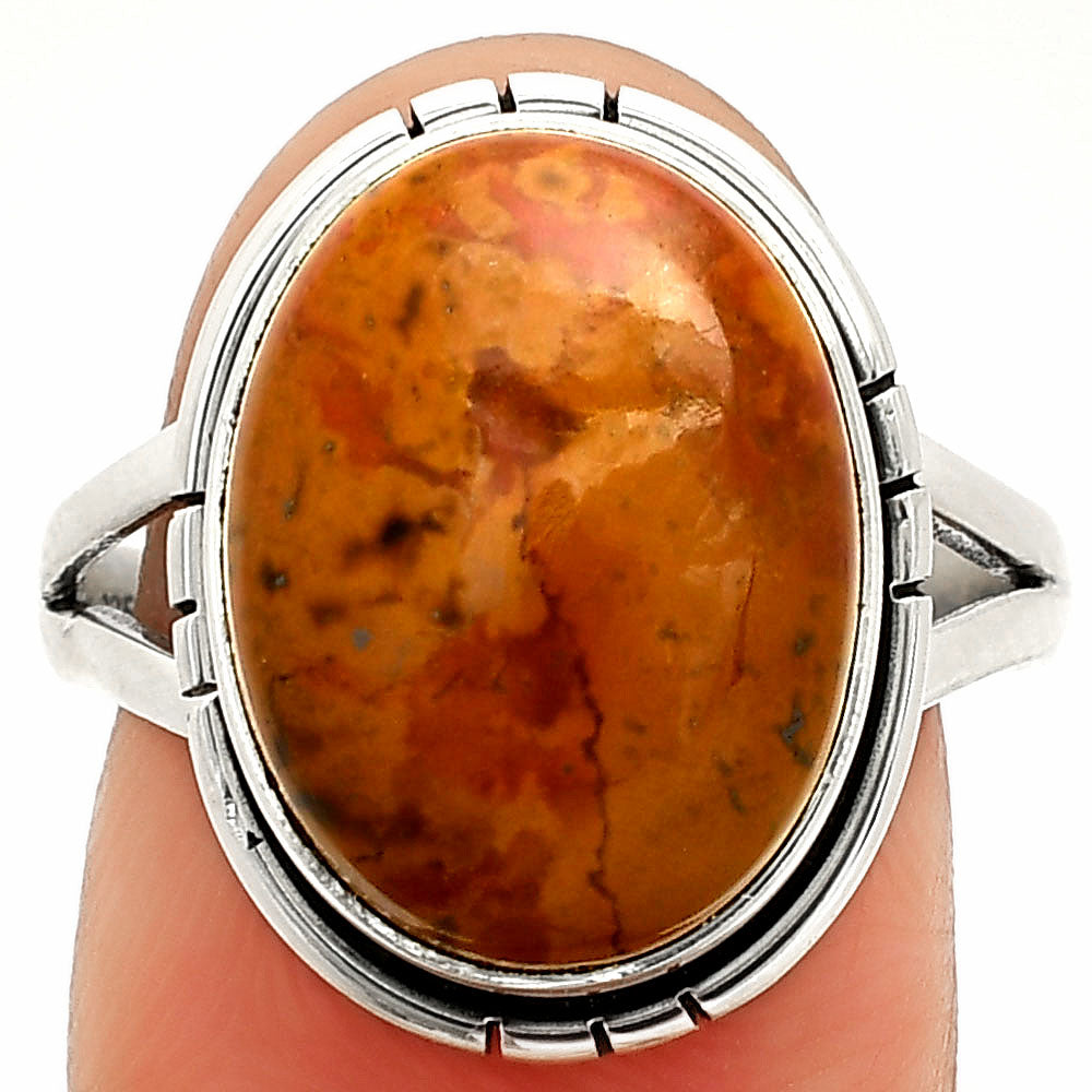 Natural Rare Cady Mountain Agate Ring size-8.5 R-1012 SDR234594