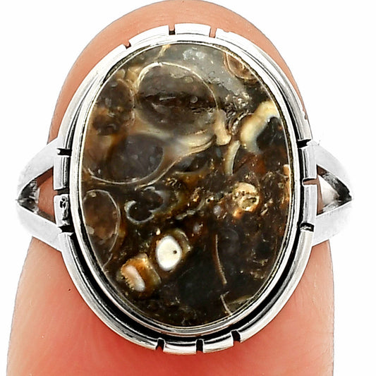Natural Turtella Jasper - USA Ring size-6 R-1012 SDR234601