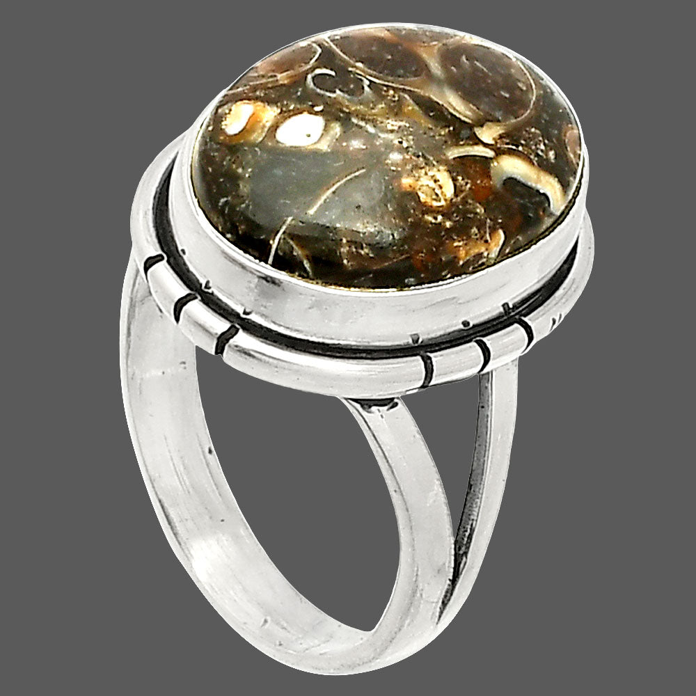 Natural Turtella Jasper - USA Ring size-6 R-1012 SDR234601