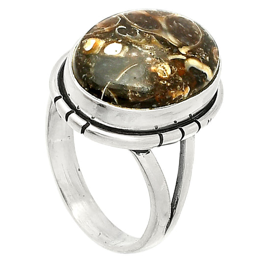Natural Turtella Jasper - USA Ring size-6 R-1012 SDR234601