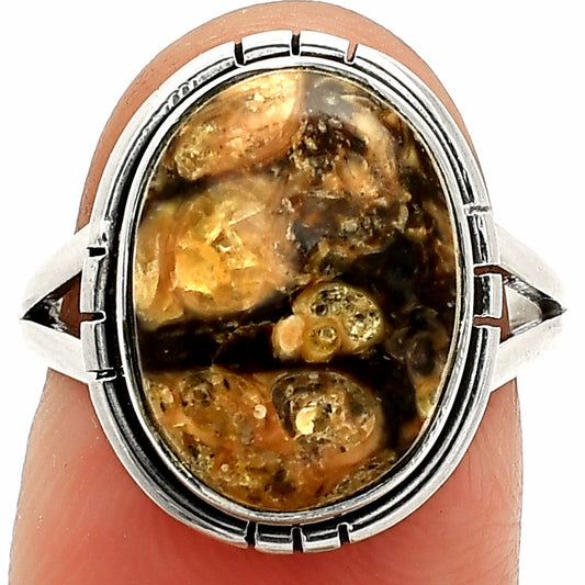 Natural Turtella Jasper - USA Ring size-7 R-1012 SDR234627