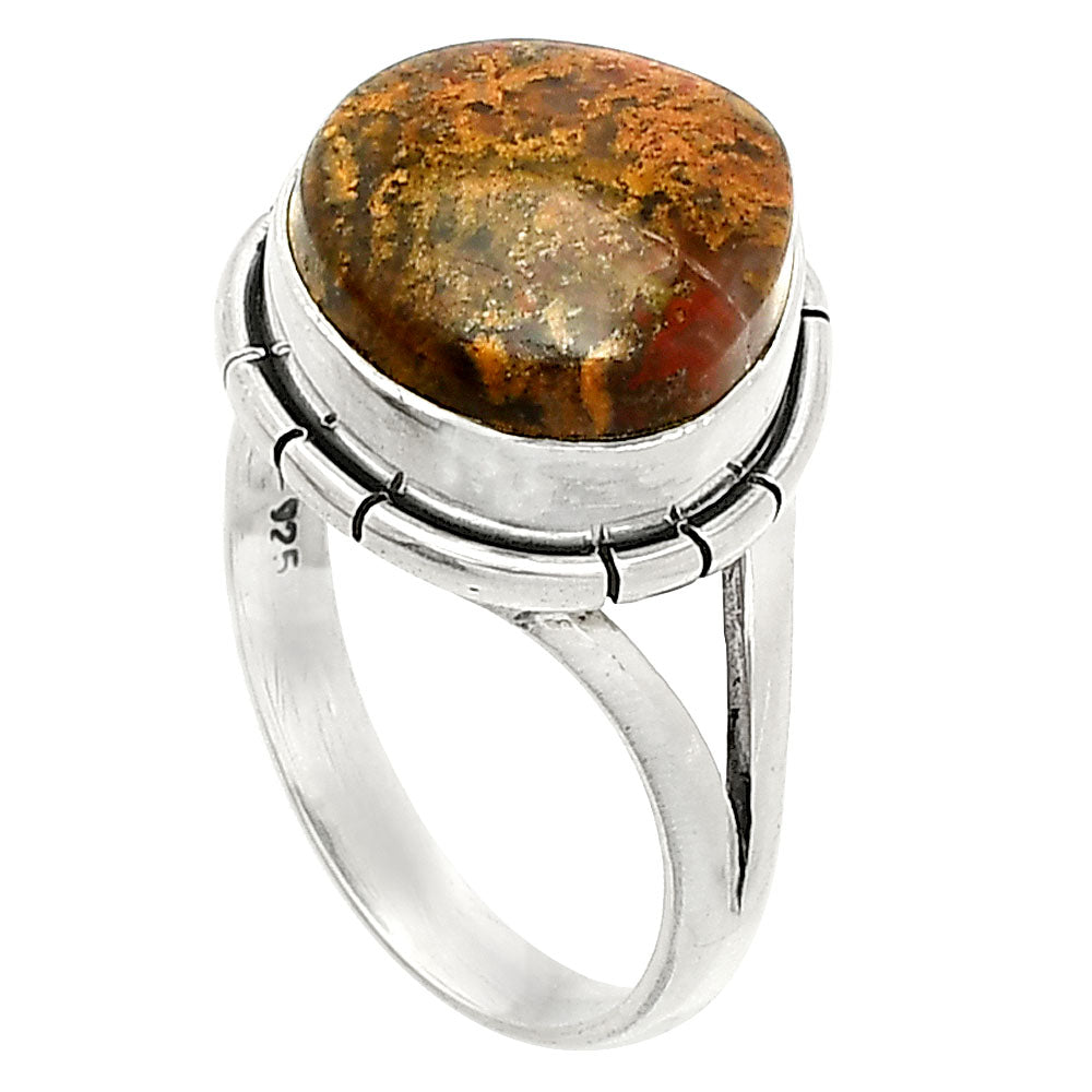 Natural Rare Cady Mountain Agate Ring size-7 R-1012 SDR234656