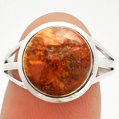 Natural Rare Cady Mountain Agate Ring size-8 R-1006 SDR234781