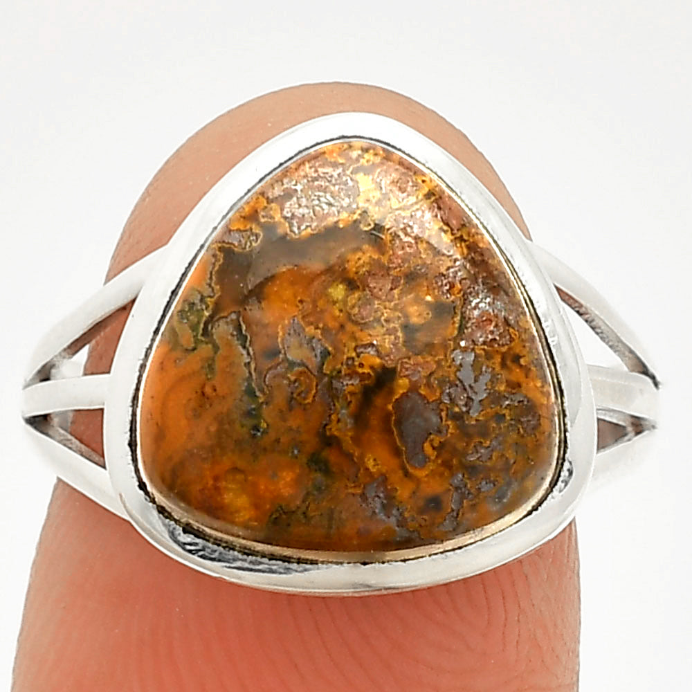 Natural Rare Cady Mountain Agate Ring size-8 R-1006 SDR234793