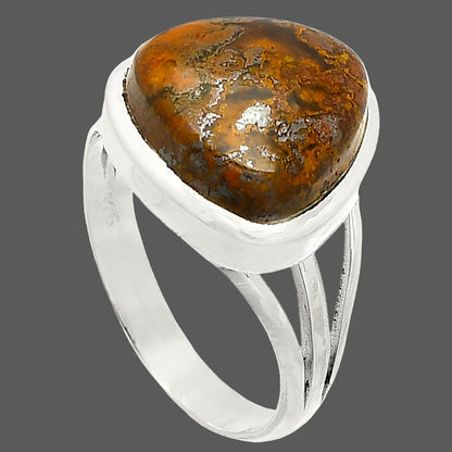 Natural Rare Cady Mountain Agate Ring size-8 R-1006 SDR234793