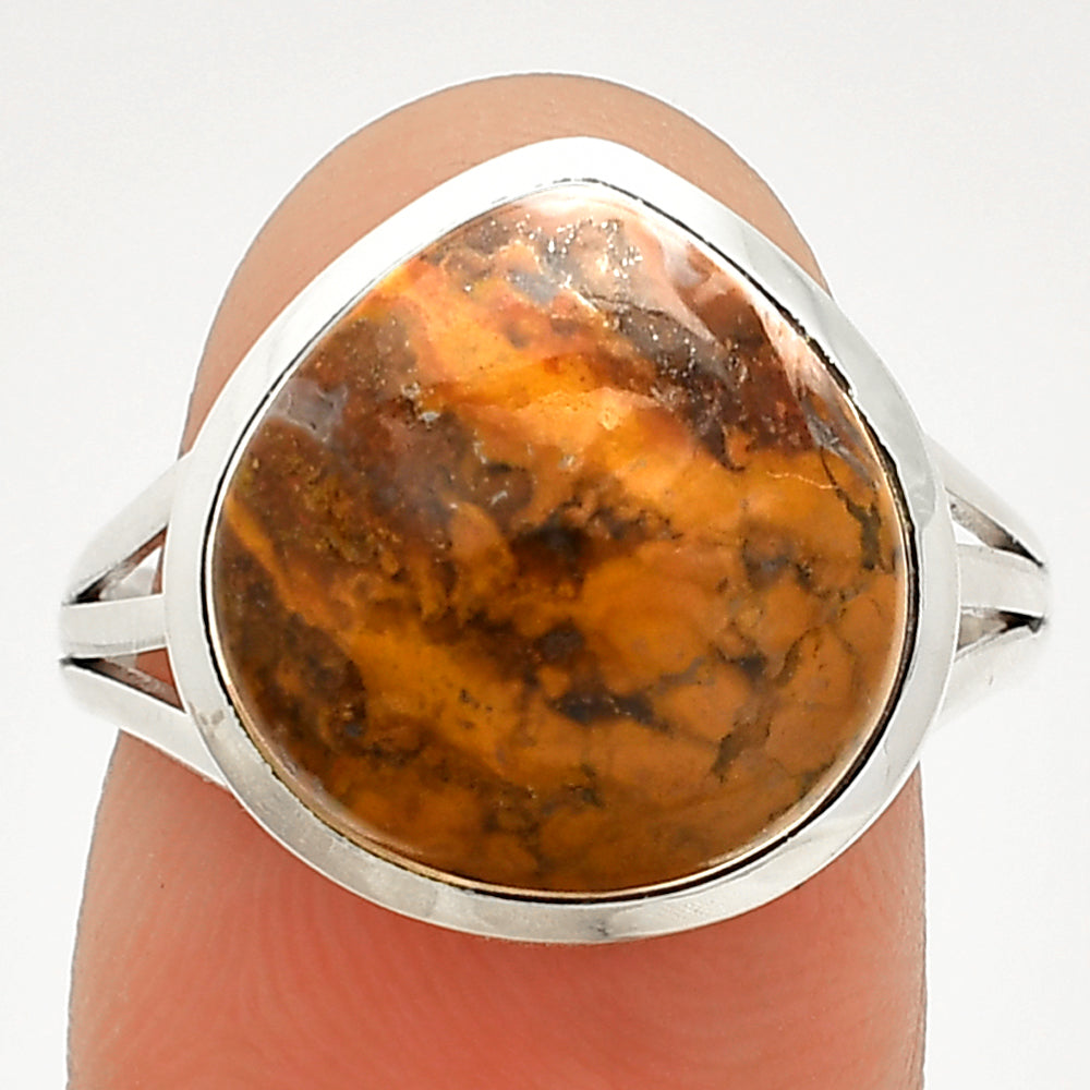 Natural Rare Cady Mountain Agate Ring size-8.5 R-1006 SDR234825
