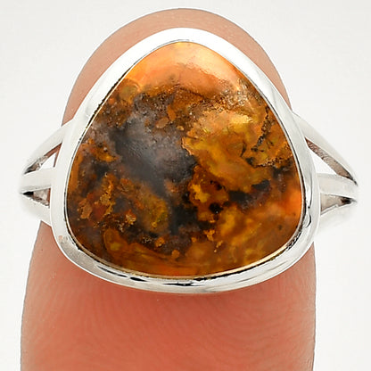 Natural Rare Cady Mountain Agate Ring size-9 R-1006 SDR234849