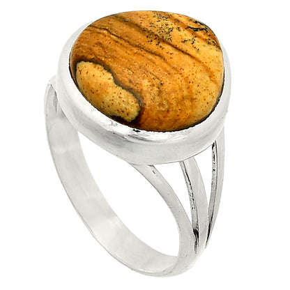 Natural Picture Jasper Ring size-8 R-1006 SDR234861