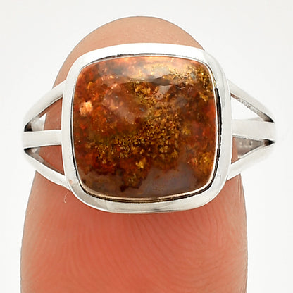 Natural Rare Cady Mountain Agate Ring size-8 R-1006 SDR234862