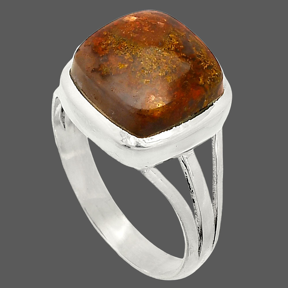 Natural Rare Cady Mountain Agate Ring size-8 R-1006 SDR234862