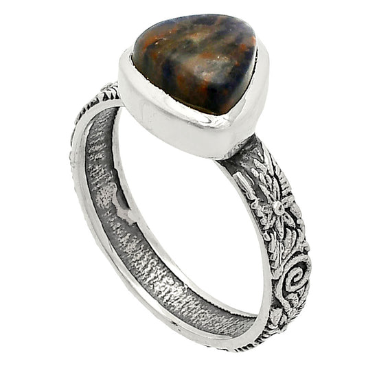 Natural Sodalite Ring size-8 R-1061 SDR235051