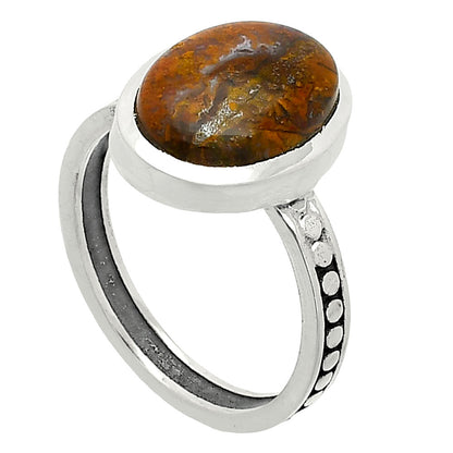 Natural Rare Cady Mountain Agate Ring size-8 R-1060 SDR235123