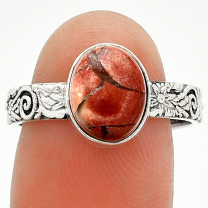 Natural Snake Skin Jasper Ring size-9 R-1055 SDR235151