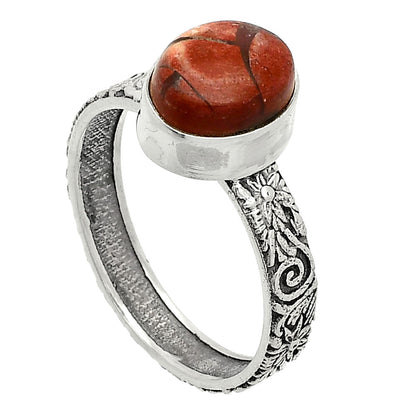 Natural Snake Skin Jasper Ring size-9 R-1055 SDR235151