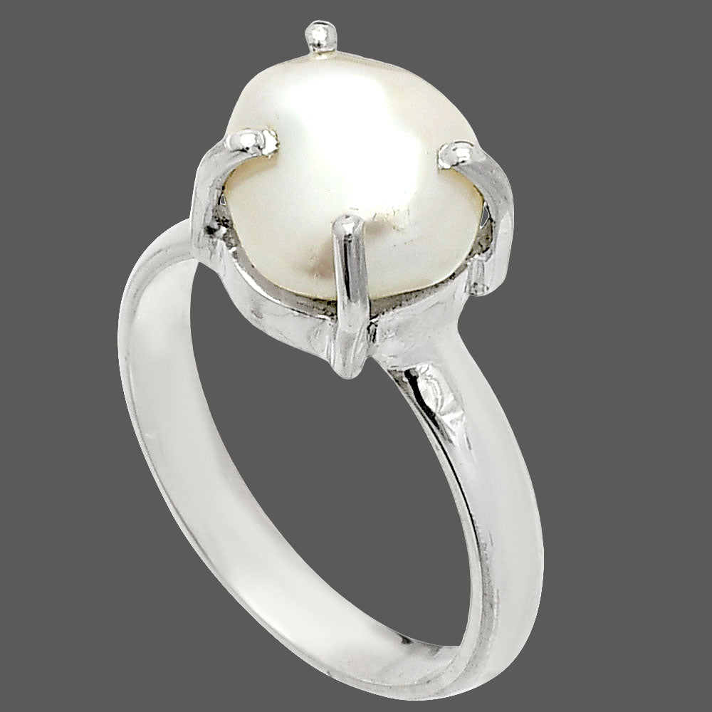 Natural Fresh Water Biwa Pearl Ring size-7 R-1019 SDR235300