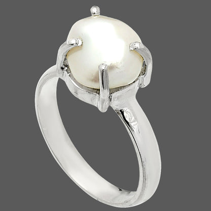 Natural Fresh Water Biwa Pearl Ring size-7 R-1019 SDR235300