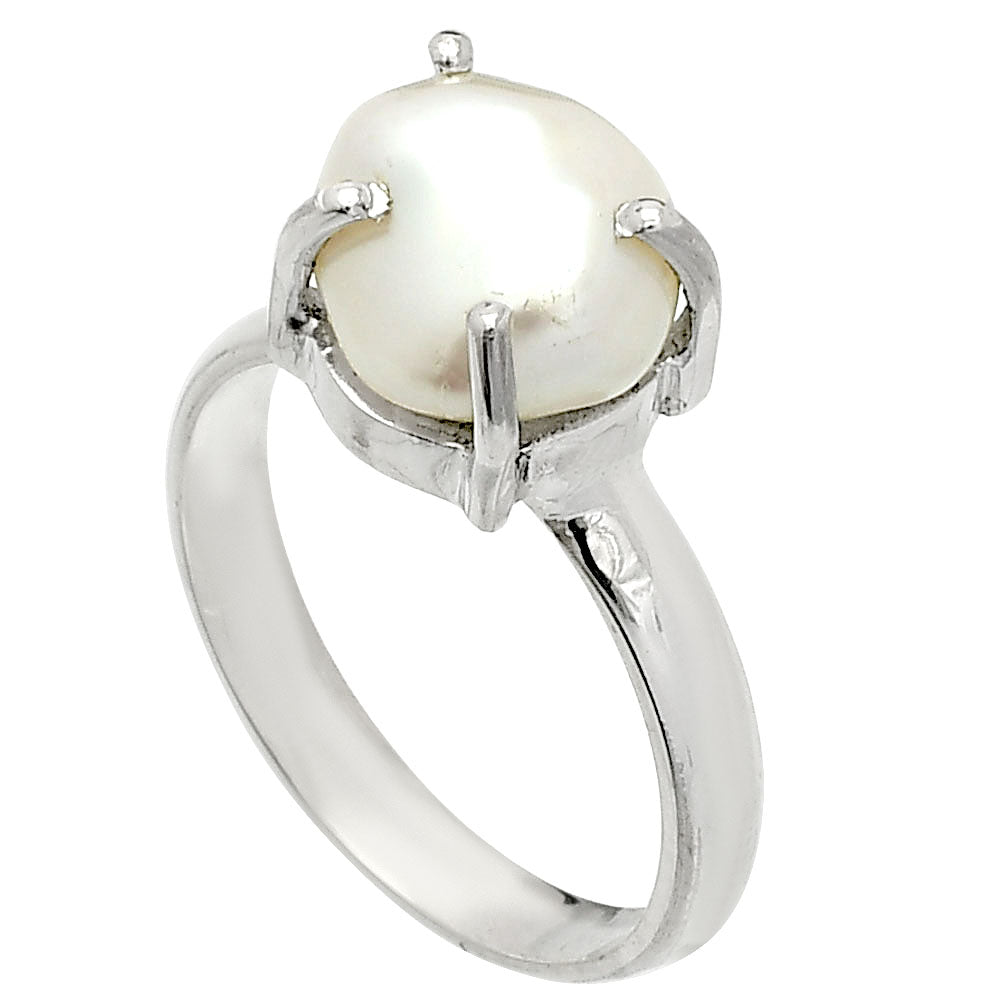 Natural Fresh Water Biwa Pearl Ring size-7 R-1019 SDR235300
