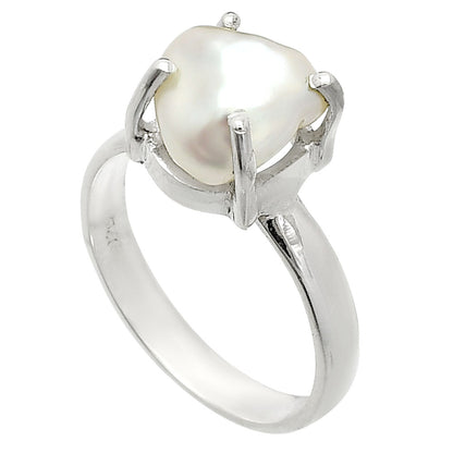 Natural Fresh Water Biwa Pearl Ring size-7 R-1019 SDR235315