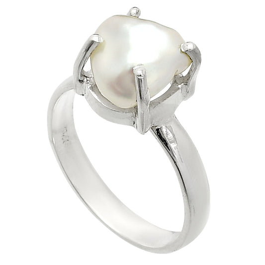 Natural Fresh Water Biwa Pearl Ring size-7 R-1019 SDR235315
