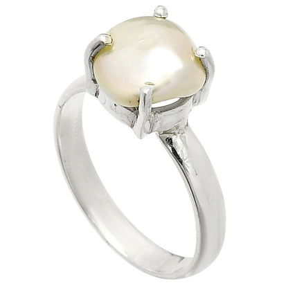 Natural Fresh Water Biwa Pearl Ring size-7 R-1019 SDR235327