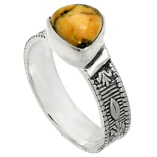 Natural Honey Dendritic Opal Ring size-9 R-1058 SDR235521