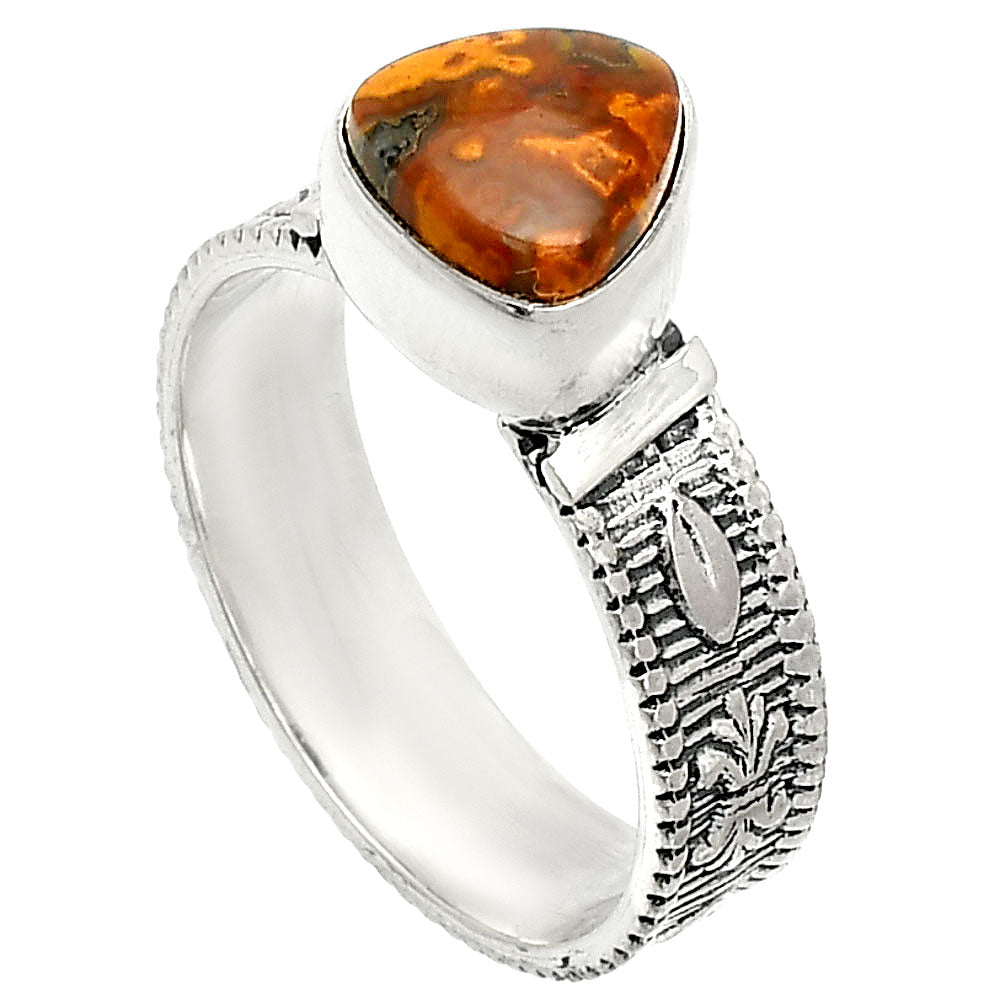 Natural Rare Cady Mountain Agate Ring size-8 R-1058 SDR235530