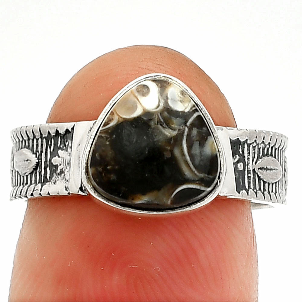 Natural Turtella Jasper - USA Ring size-7 R-1058 SDR235552