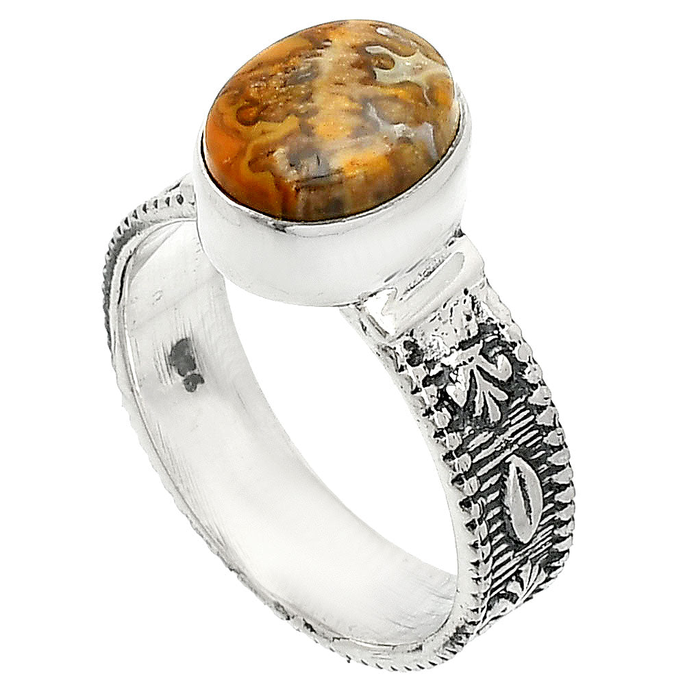 Natural Rare Cady Mountain Agate Ring size-8 R-1058 SDR235567