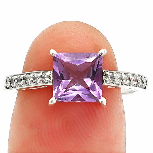 Natural Amethyst - Brazil Ring size-8 R-1718 SDR235651