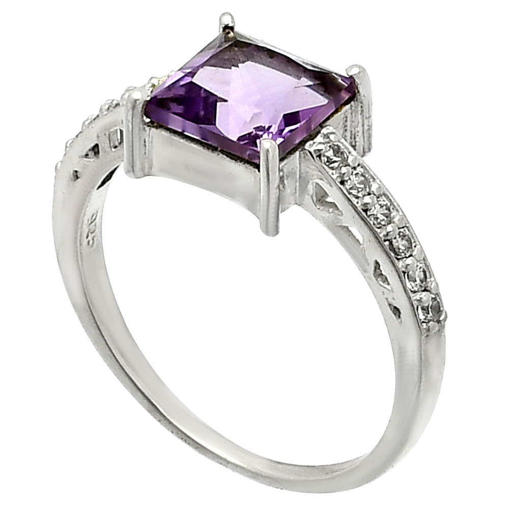 Natural Amethyst - Brazil Ring size-7 R-1718 SDR235655