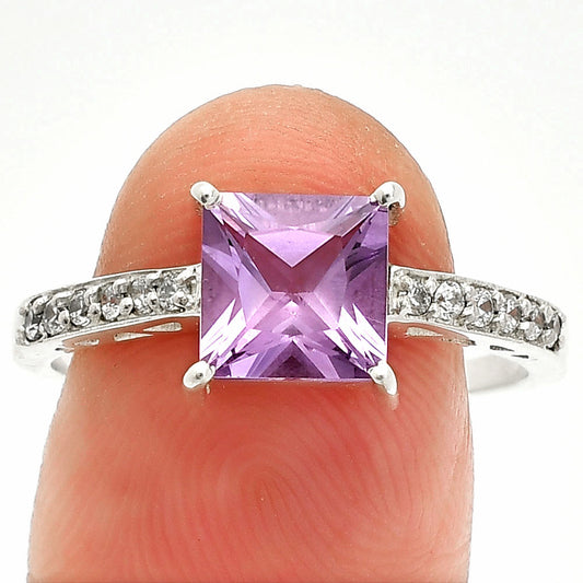 Natural Amethyst - Brazil Ring size-9 R-1718 SDR235659