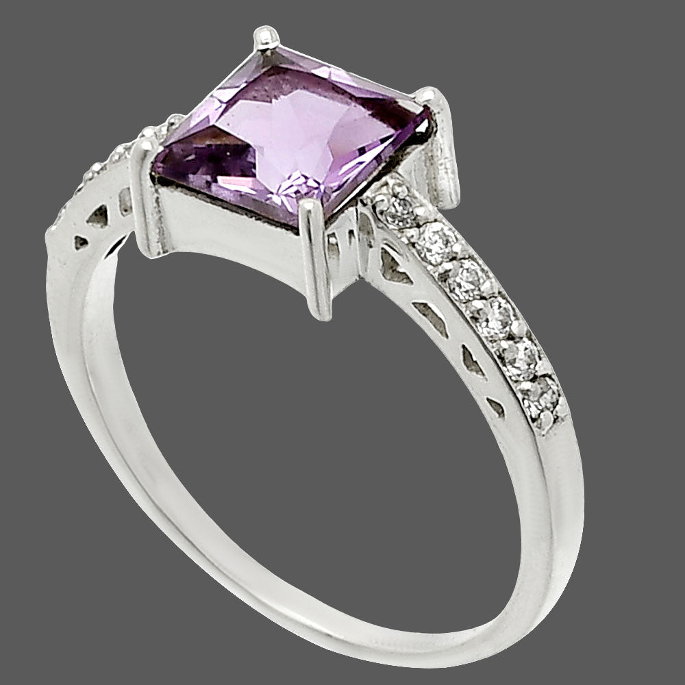 Natural Amethyst - Brazil Ring size-9 R-1718 SDR235659