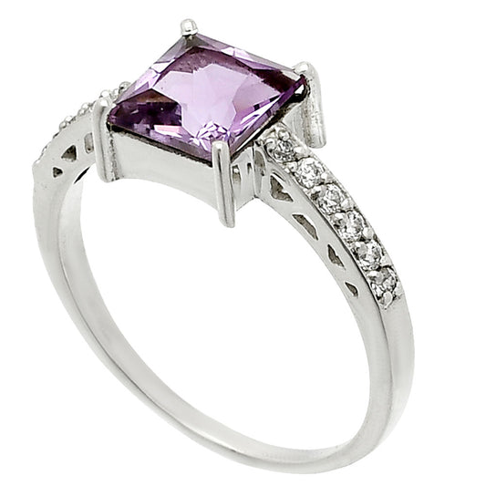 Natural Amethyst - Brazil Ring size-9 R-1718 SDR235659