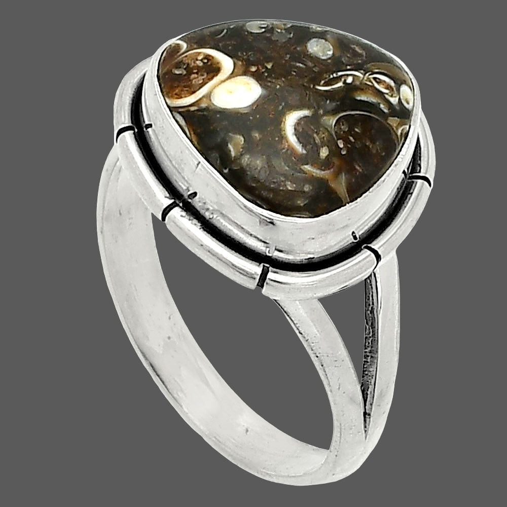 Natural Turtella Jasper - USA Ring size-7 R-1012 SDR235712