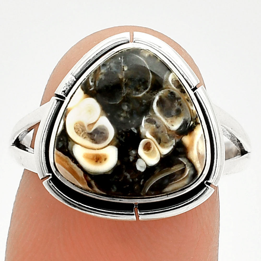 Natural Turtella Jasper - USA Ring size-8 R-1012 SDR235815