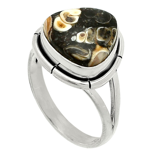 Natural Turtella Jasper - USA Ring size-8 R-1012 SDR235815
