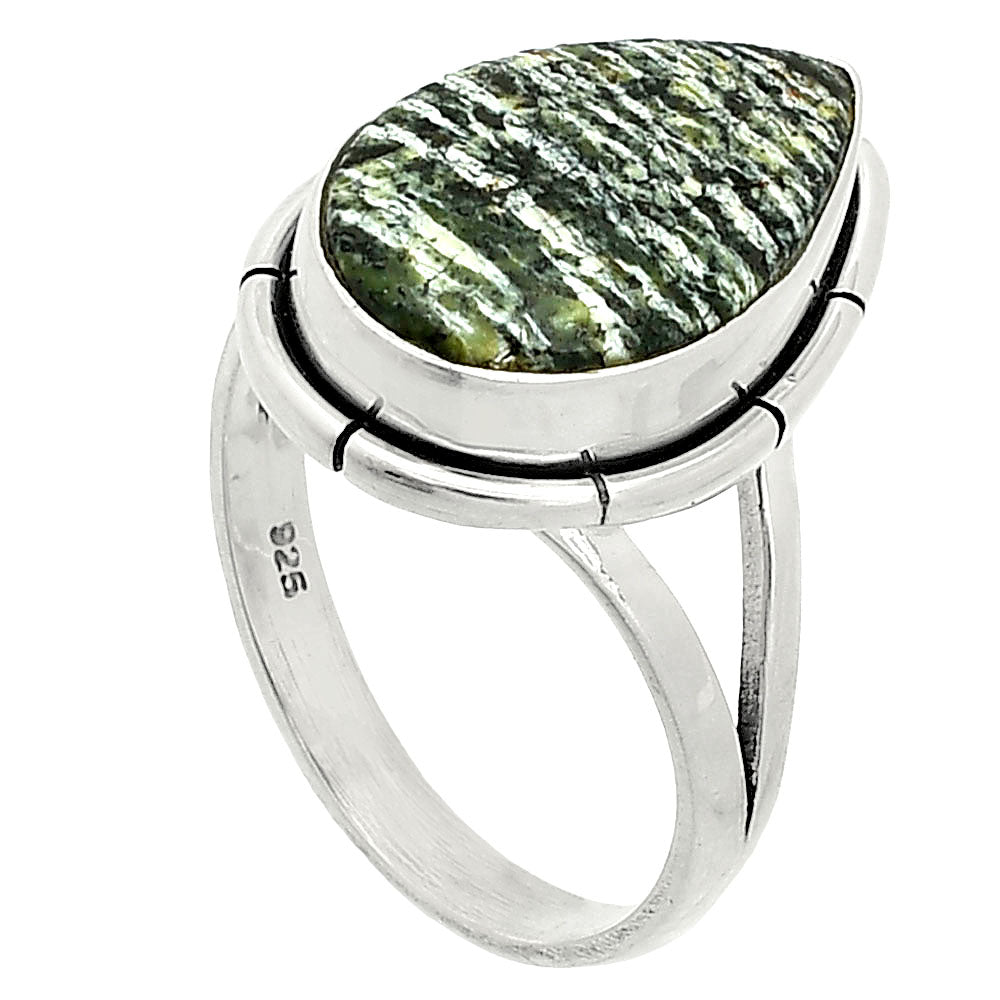 Natural Natural Chrysotile Ring size-8 R-1012 SDR235862