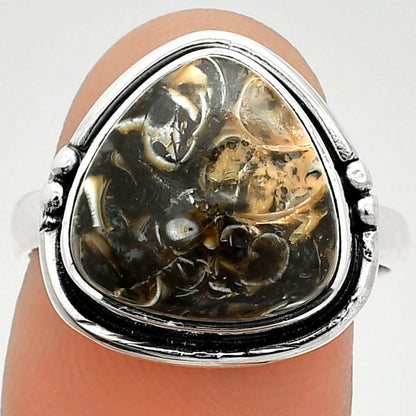 Natural Turtella Jasper - USA Ring size-8 R-1175 SDR236079