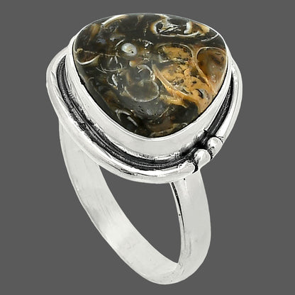 Natural Turtella Jasper - USA Ring size-8 R-1175 SDR236079