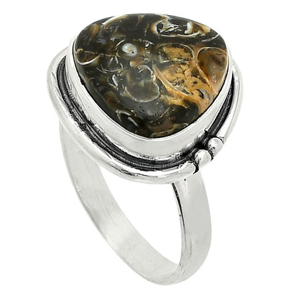 Natural Turtella Jasper - USA Ring size-8 R-1175 SDR236079