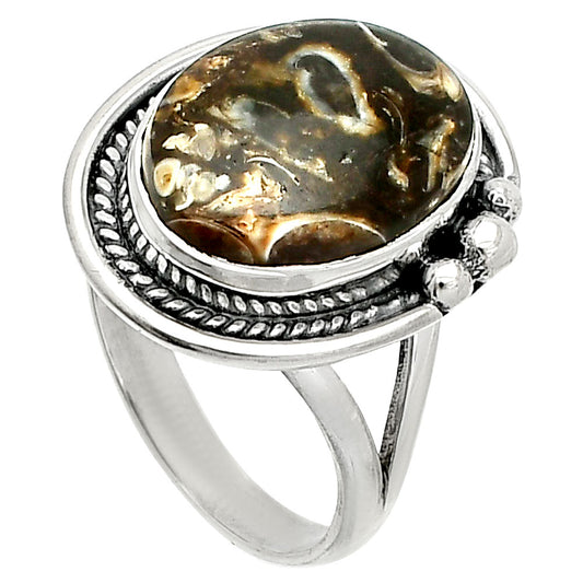 Natural Turtella Jasper - USA Ring size-8 R-1148 SDR236257