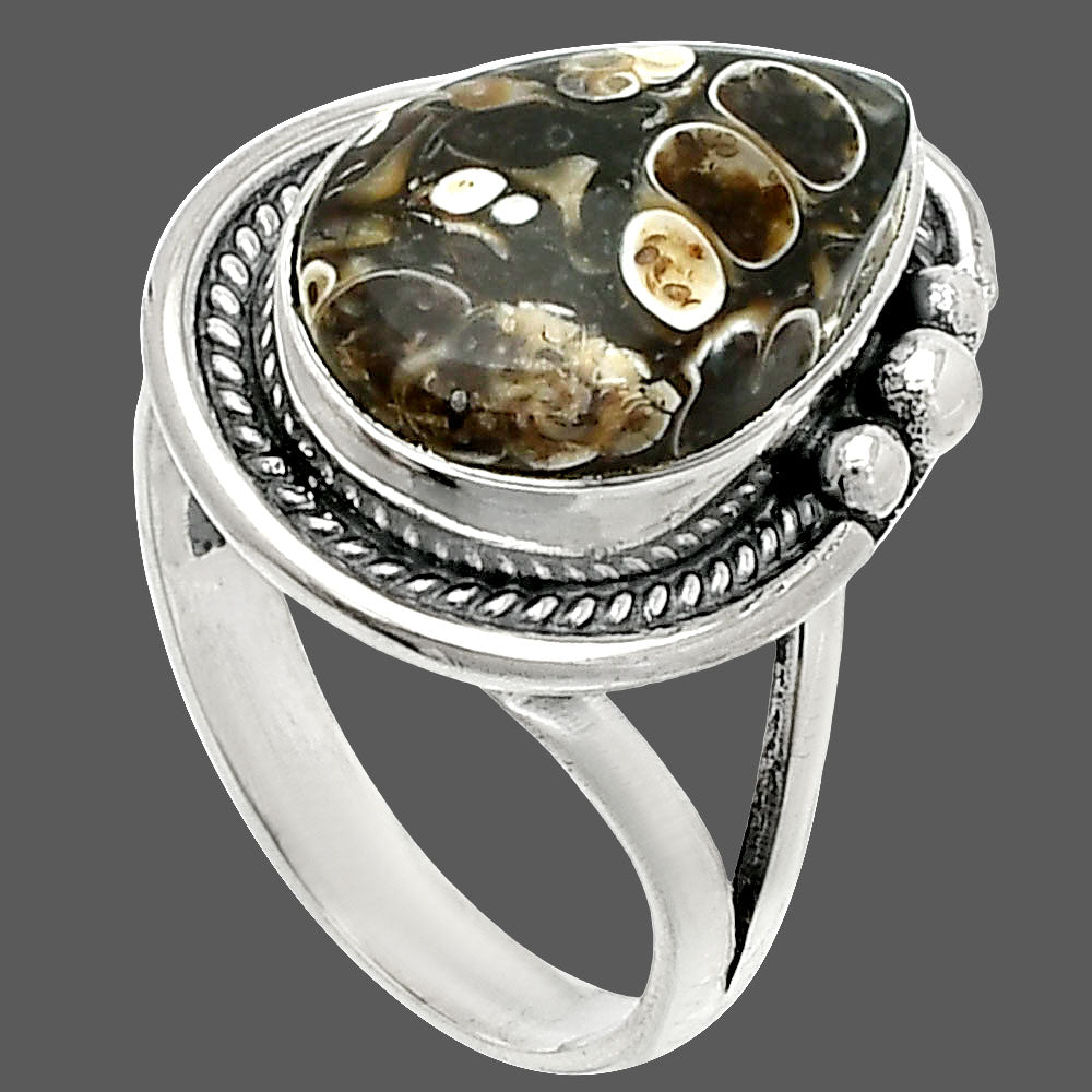 Natural Turtella Jasper - USA Ring size-8 R-1148 SDR236269