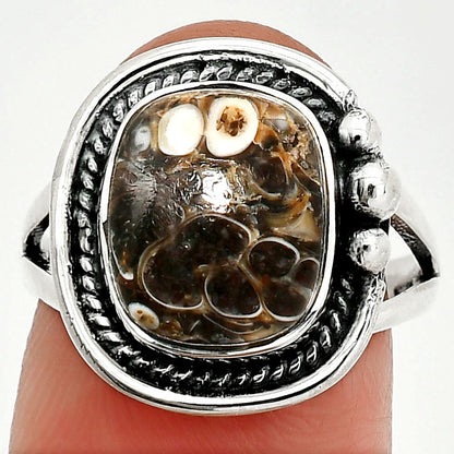 Natural Turtella Jasper - USA Ring size-7 R-1148 SDR236377