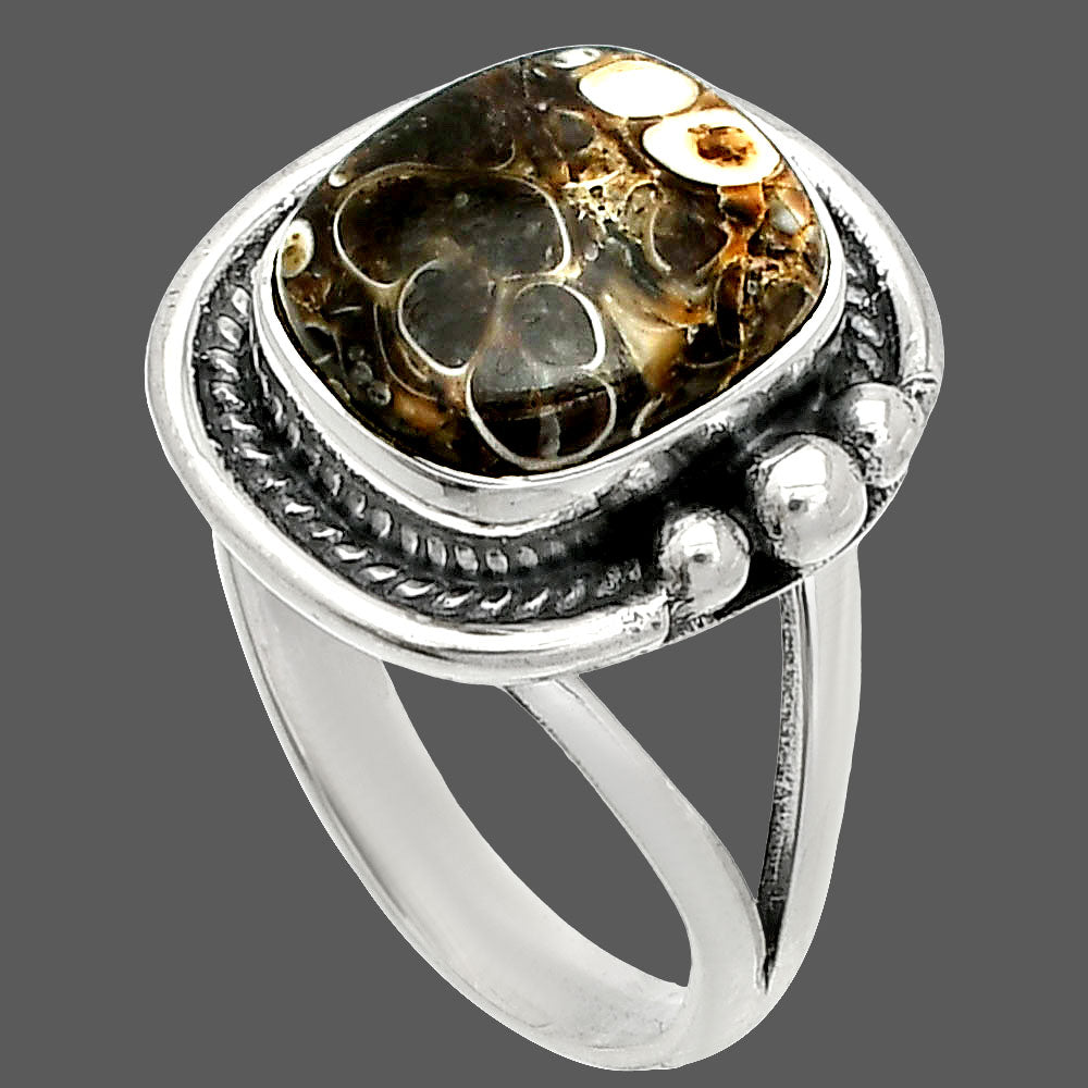Natural Turtella Jasper - USA Ring size-7 R-1148 SDR236377