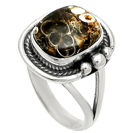Natural Turtella Jasper - USA Ring size-7 R-1148 SDR236377