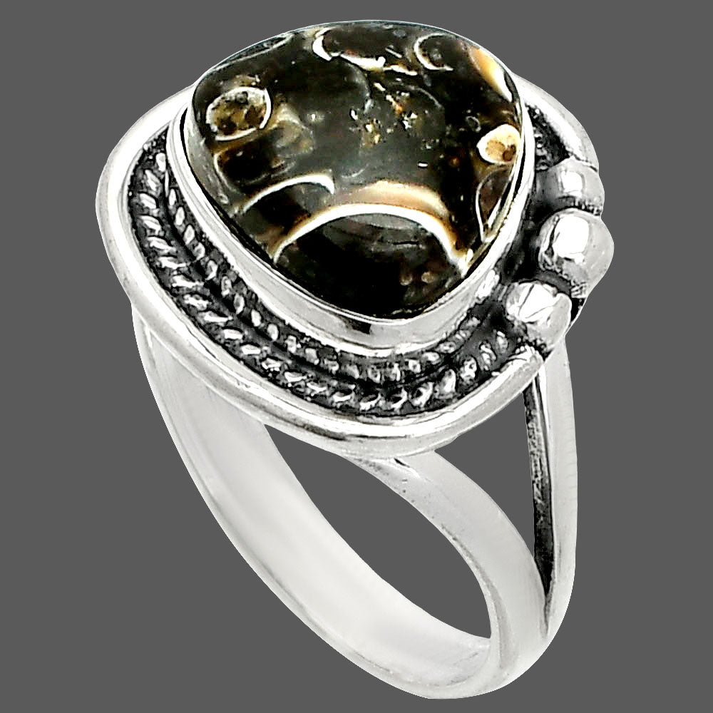 Natural Turtella Jasper - USA Ring size-7 R-1148 SDR236378