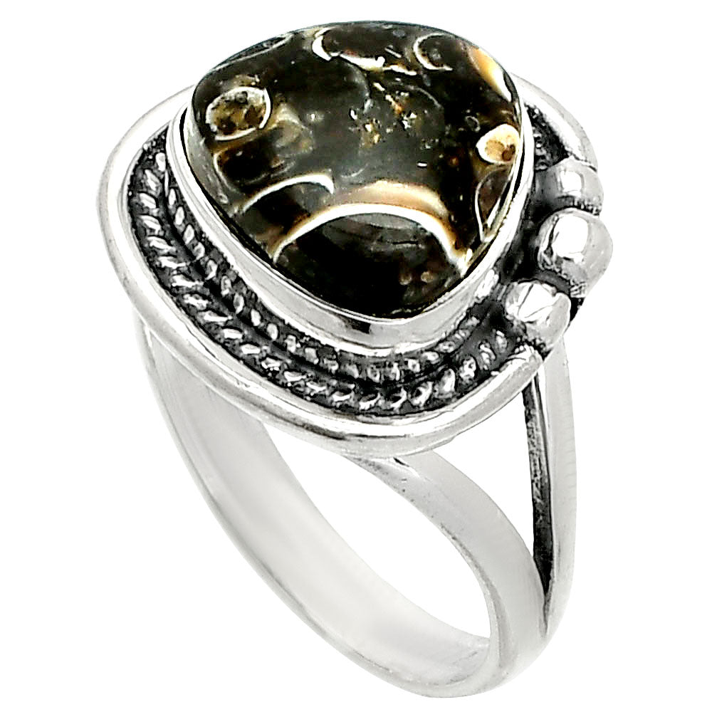 Natural Turtella Jasper - USA Ring size-7 R-1148 SDR236378