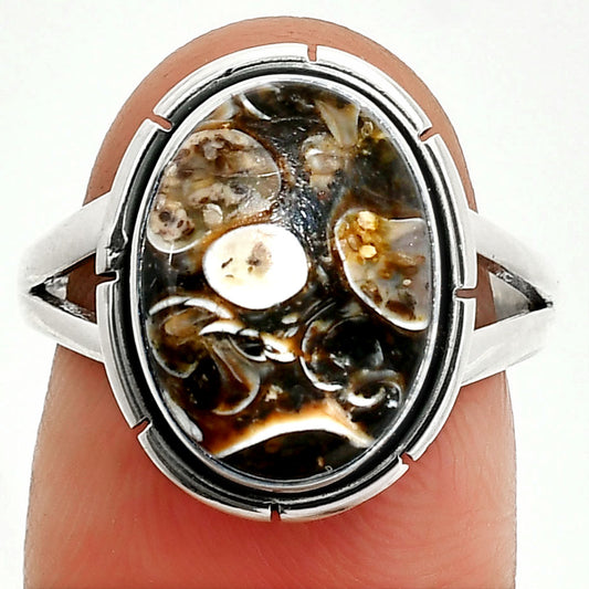 Natural Turtella Jasper - USA Ring size-7 R-1012 SDR236415