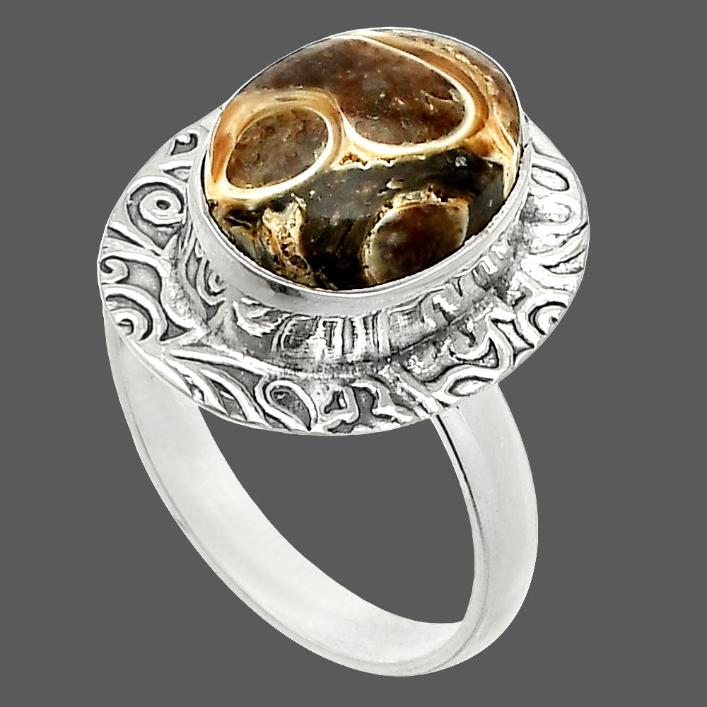 Natural Turtella Jasper - USA Ring size-7 R-1649 SDR236466